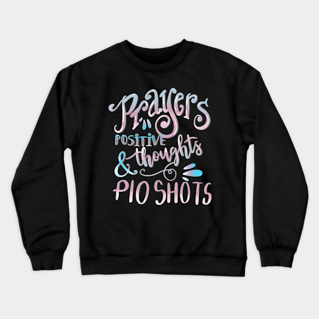 PIO Christian Infertility Faith Motivational Gift Deign Crewneck Sweatshirt by Therapy for Christians